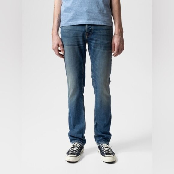 Nudie Jeans Grim Tim Denim Sz 32 - Picture 2 of 16